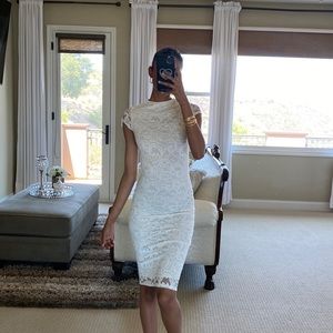 Windsor Lace High Neck Dress